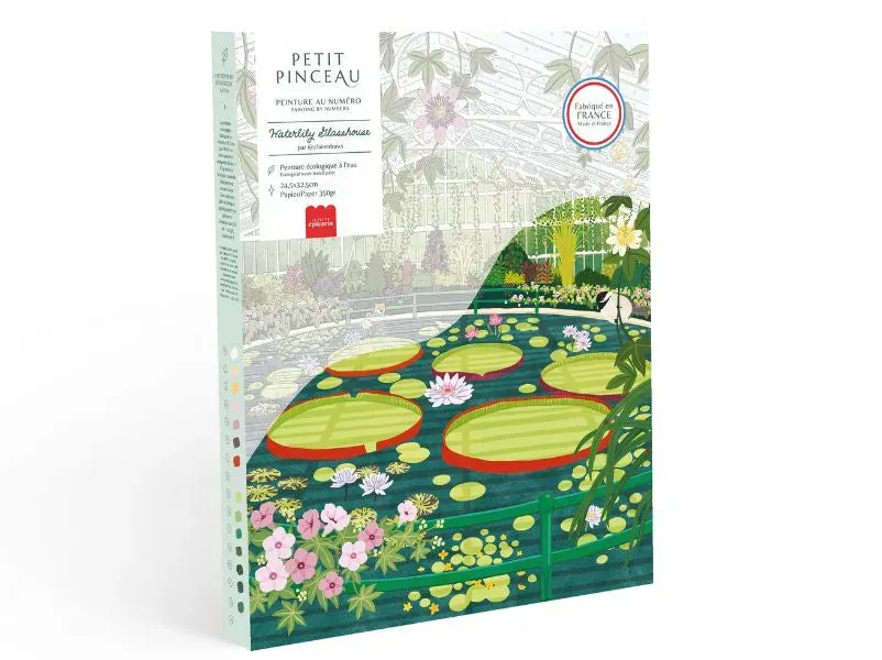 La Petite Epicerie Petit Pinceau Waterlily Glasshouse verfset op nummer