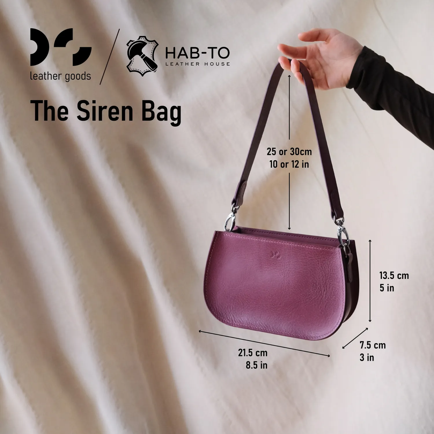 Leather House Siren Bag patroon PDF schoudertas