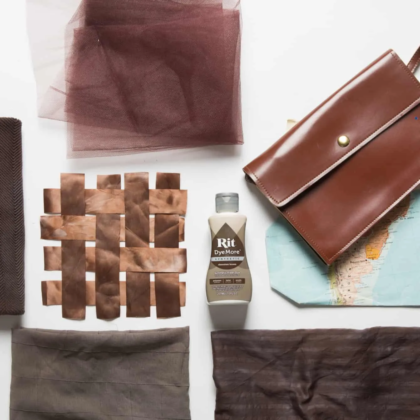 Rit DyeMore Chocolate Brown vloeibare textielverf bruin