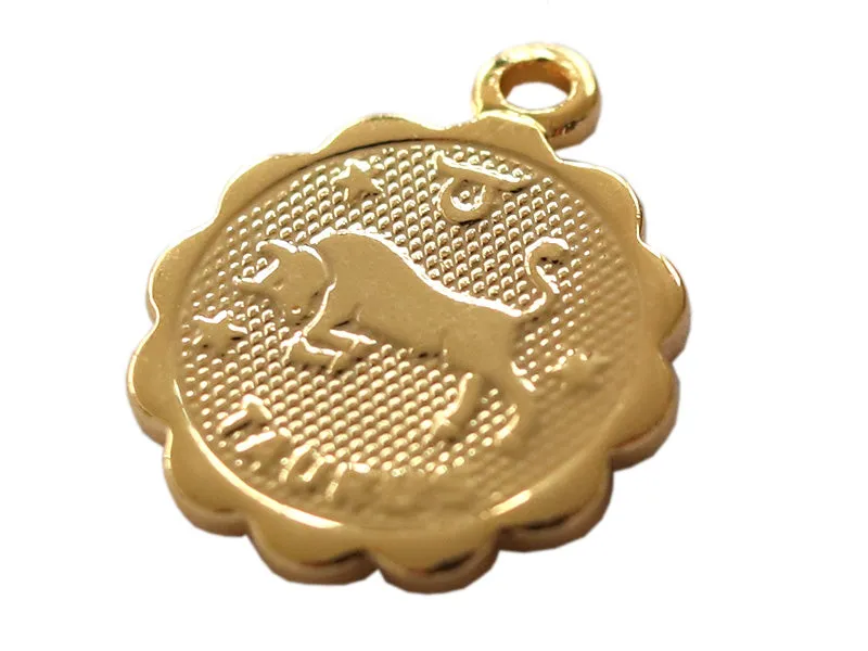 La Petite Epicerie astro medaille Stier goud per stuk 12 mm
