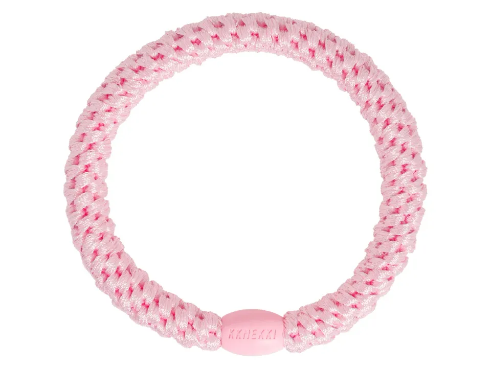 La Petite Epicerie Kknekki haarelastiek roze geweven