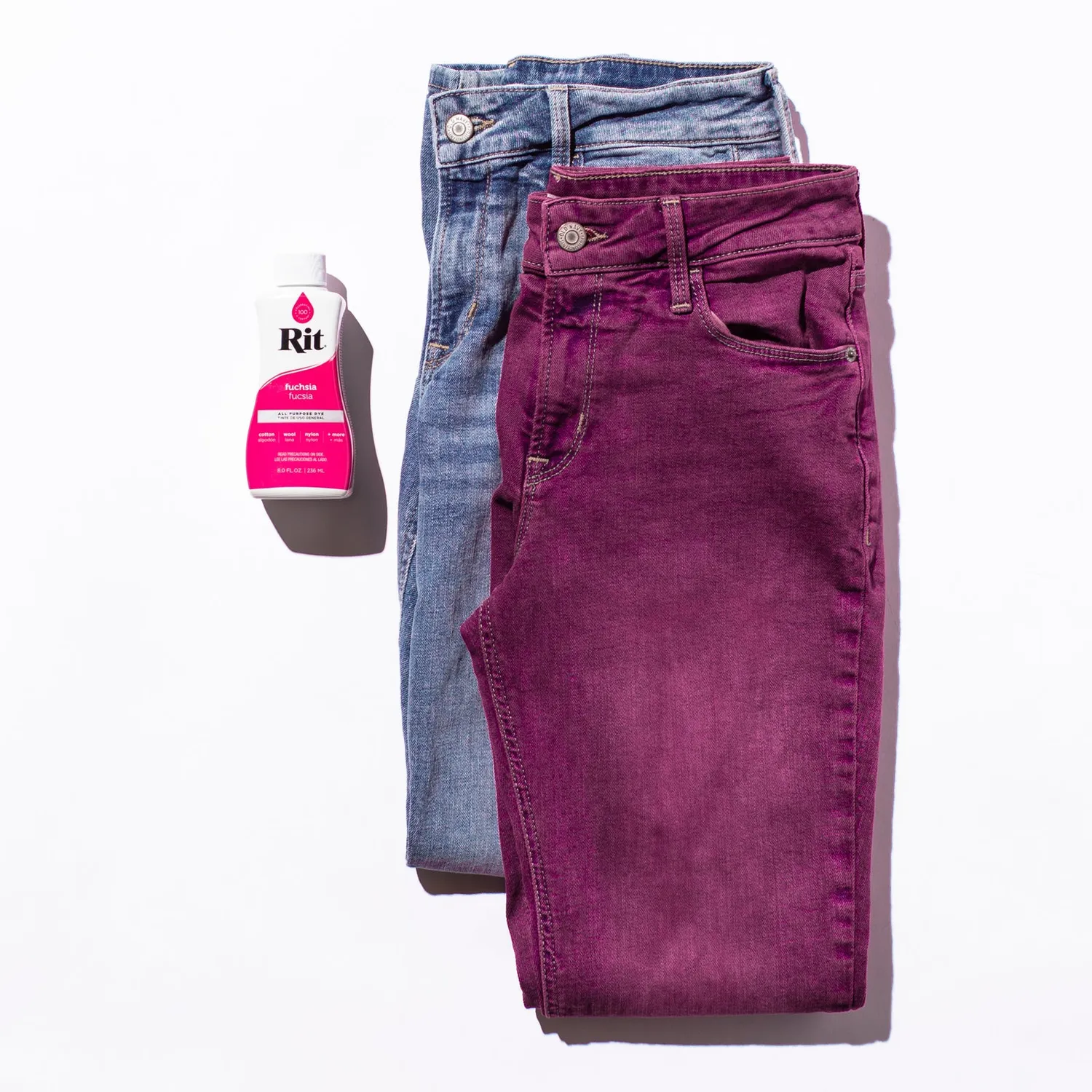 Rit All-Purpose Fuchsia textielverf vloeibaar fuchsiaroze