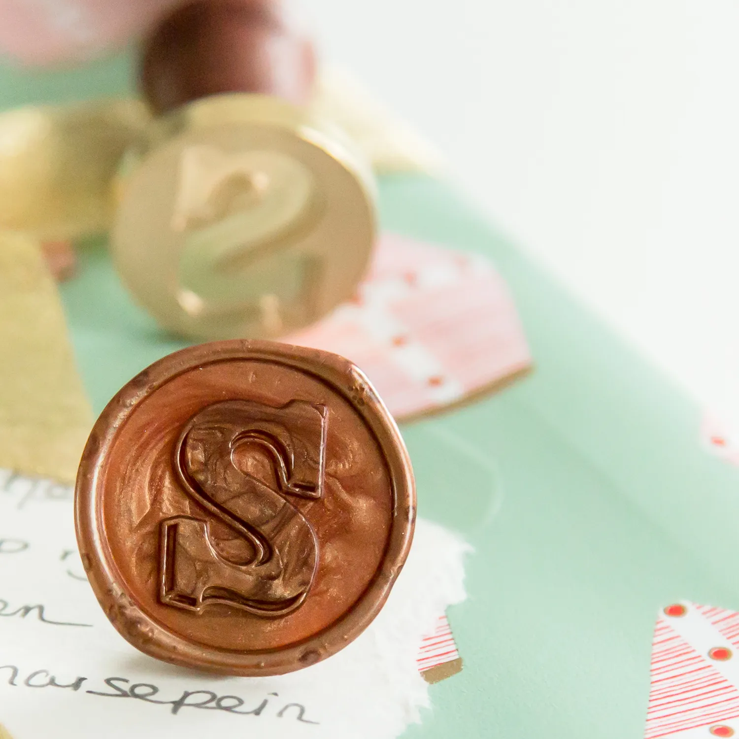 Jessy at Sea Chocolate letter waxzegelstempel 25 mm sinterklaas