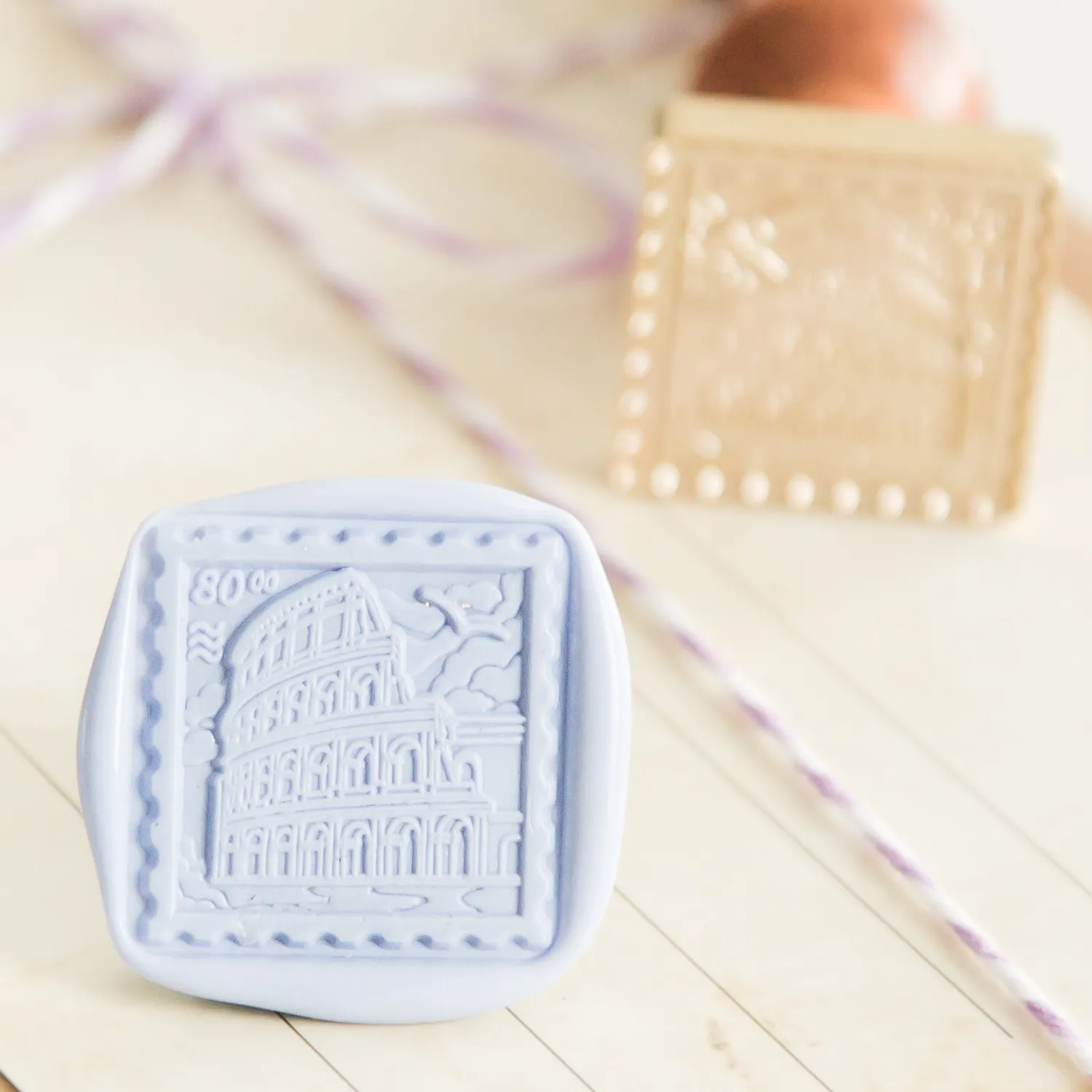 Jessy at Sea Colosseum Postage Stamp stempel 25 mm