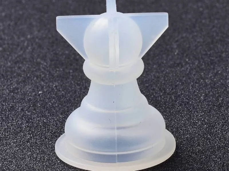 La Petite Epicerie siliconen mal pion 3,4 cm wit