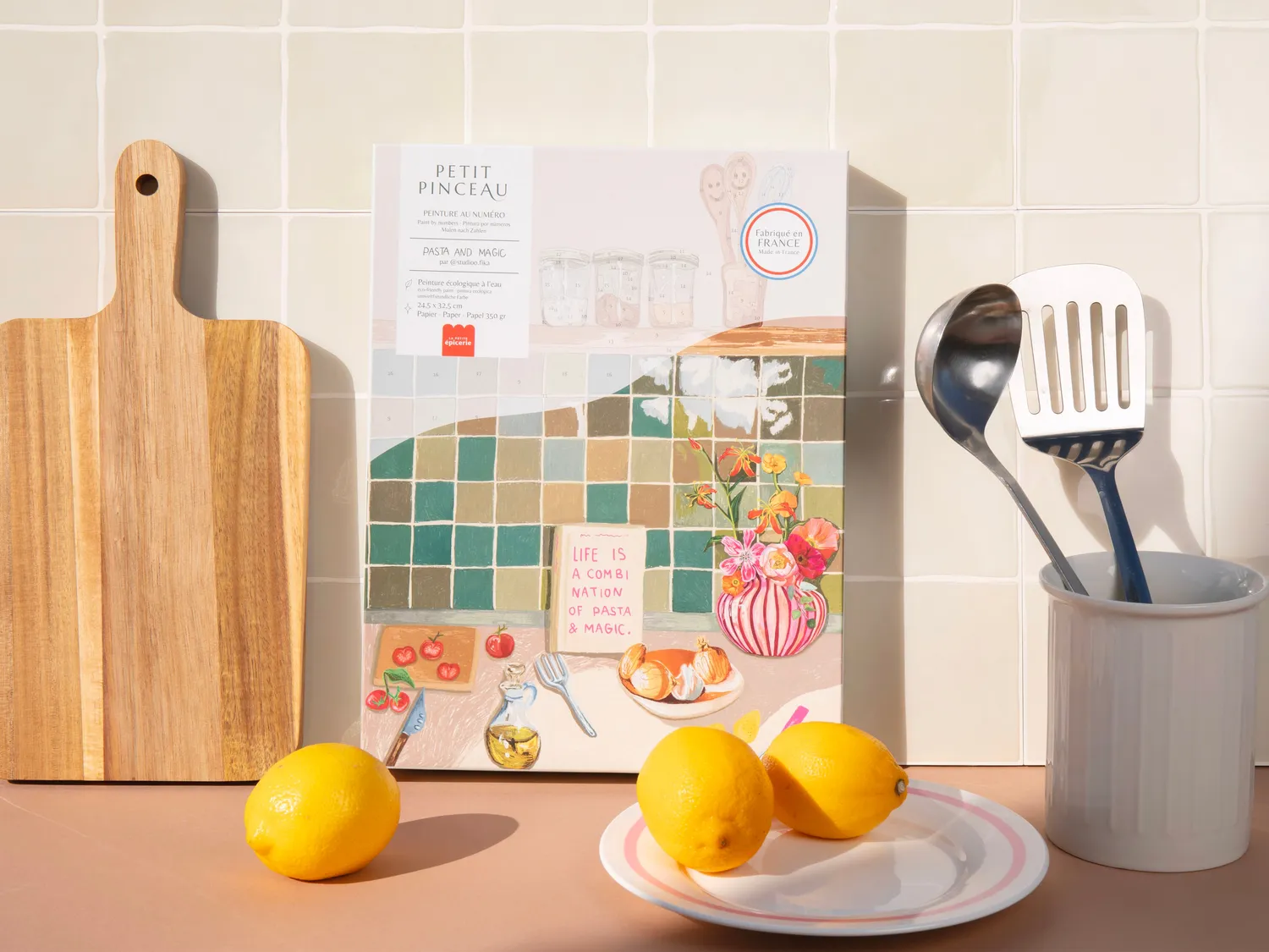 La Petite Epicerie Petit Pinceau Pasta & Magic schilderen op nummer keuken