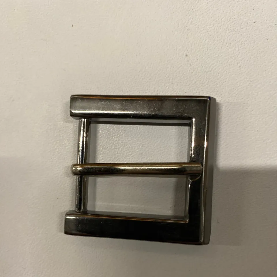 Leather House Gesp Black 25 mm gesp gunmetal