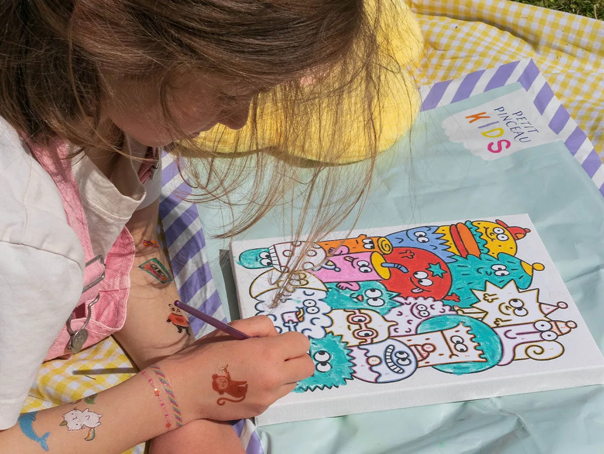 Petit Pinceau Kids Fun Gang schilderen op nummer kind