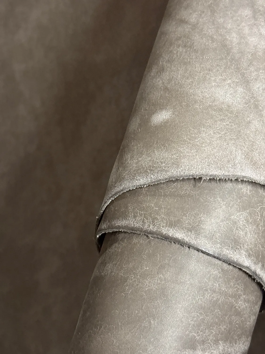 Leather House Pueblo Skinny leer Grigio Grey 1.4mm plantaardig gelooid