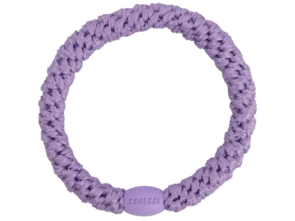 Kknekki Violet Pailleté haarelastiek paars glitter