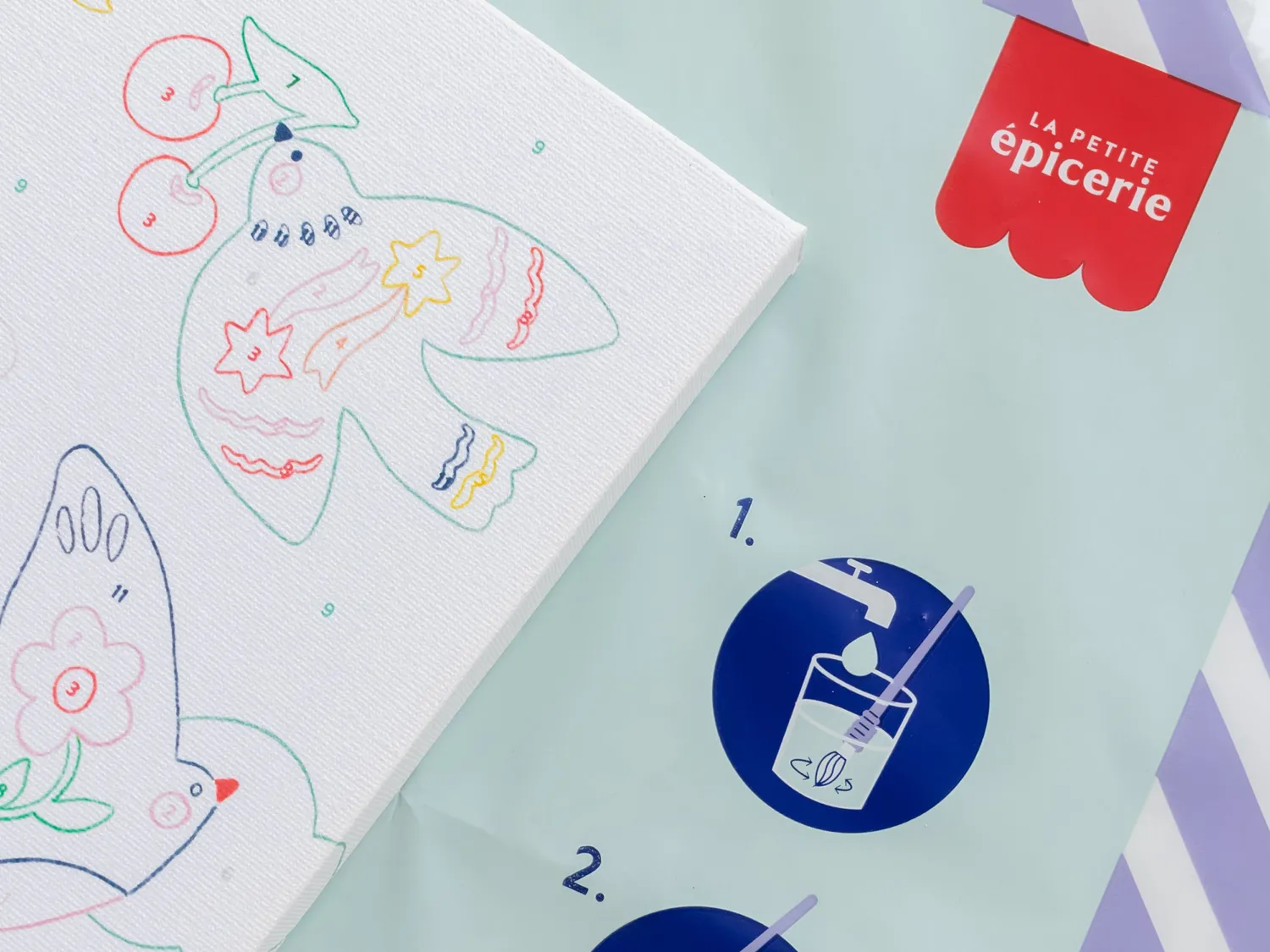 La Petite Epicerie Petit Pinceau Kids Printemps schilderen op nummer