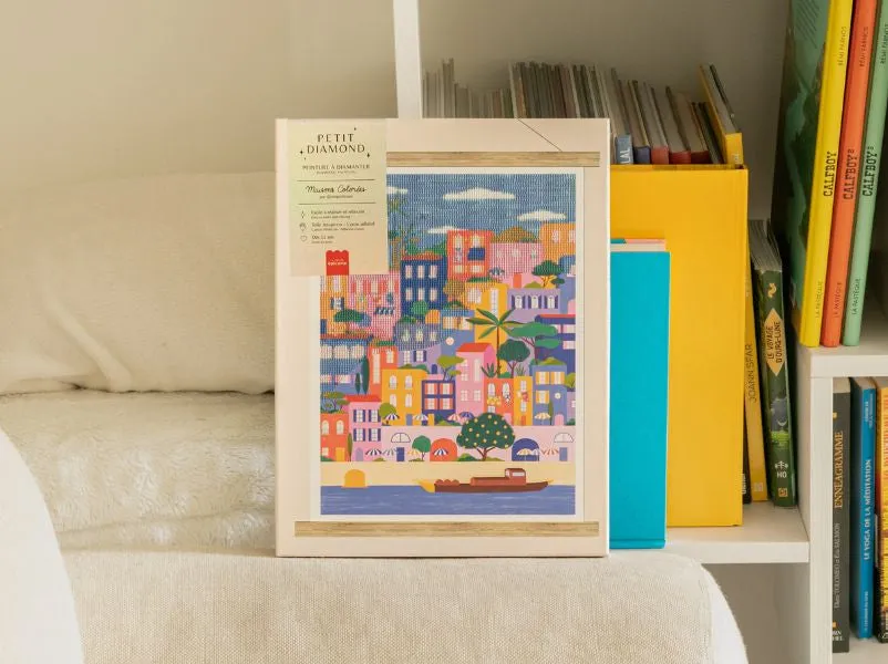 La Petite Epicerie Petit Diamond Maisons Colorées diamond painting