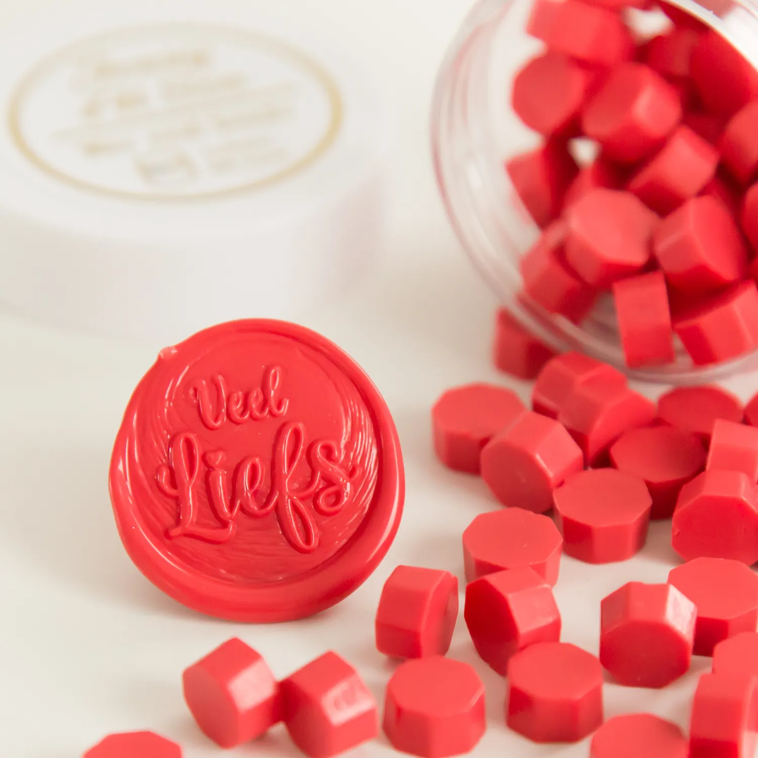 Jessy at Sea Watermelon zegelwax roze 100 stuks