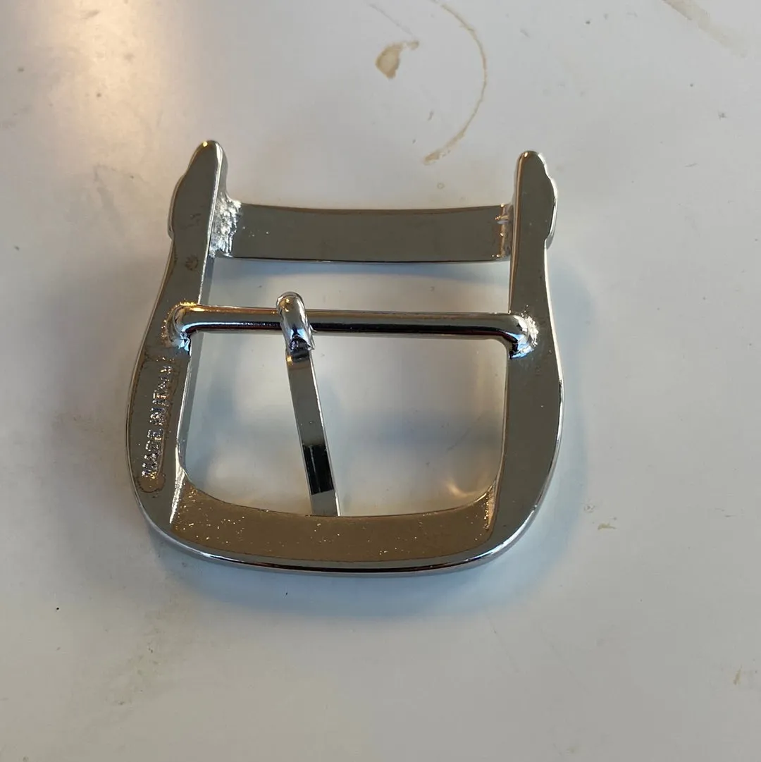 Leather House gesp zilver glans 40 mm per stuk
