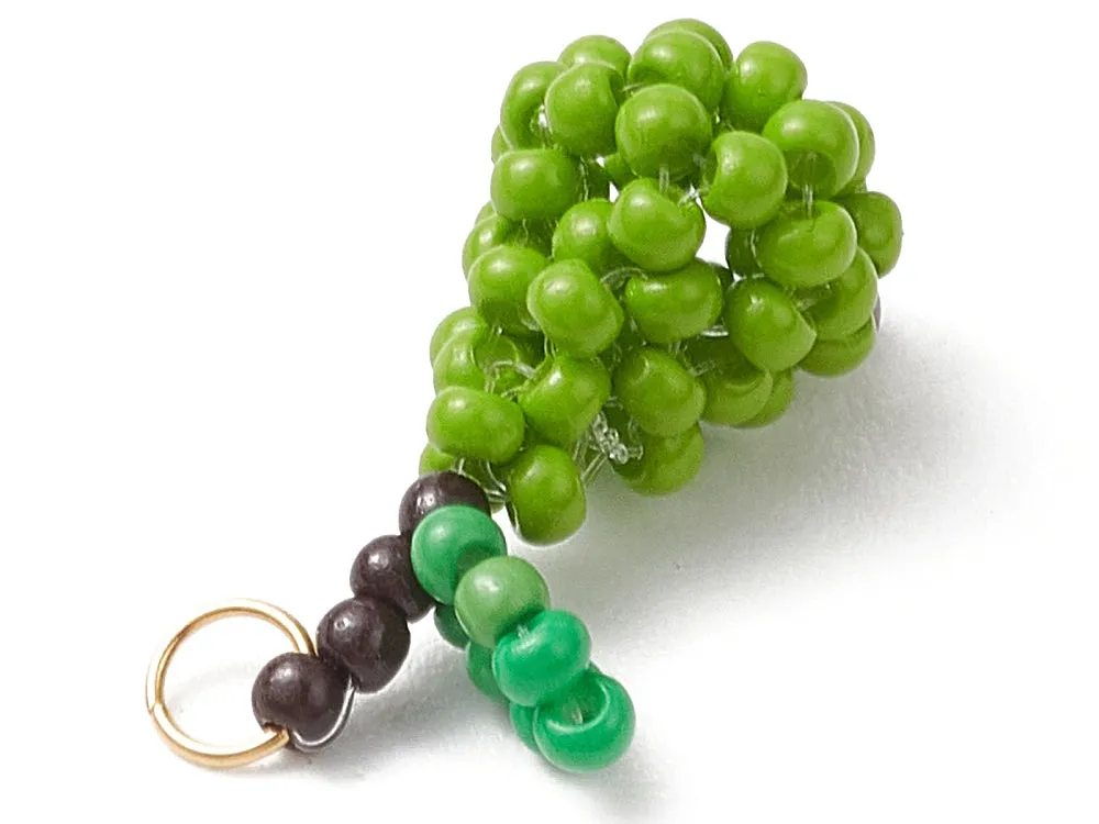 La Petite Epicerie bedel peer groen glasparels fruit