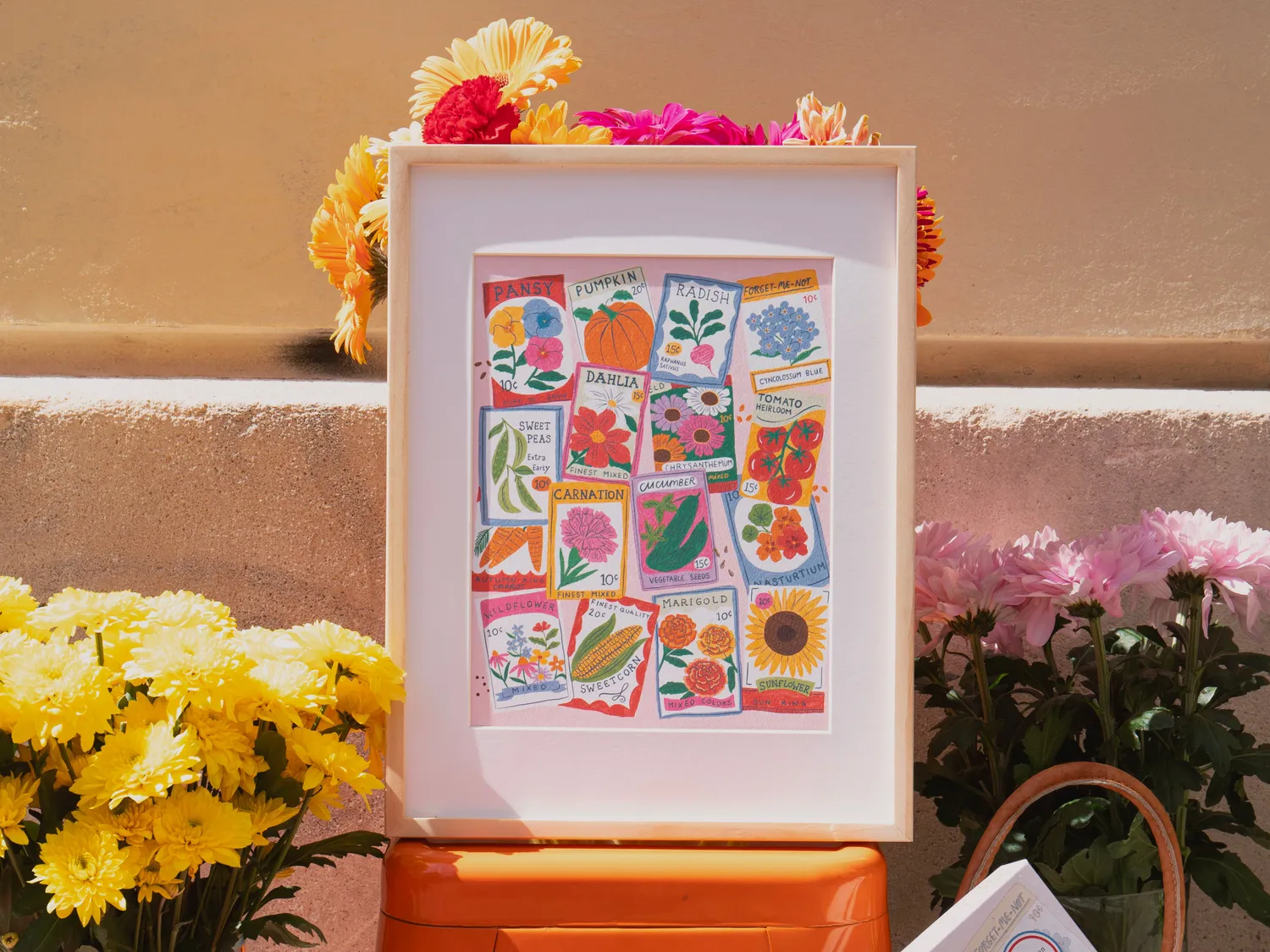 Petit Pinceau Seed Packets schilderen op nummer
