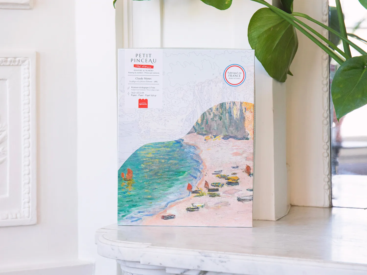 Petit Pinceau Monet Falaise dAmont schilderen op nummer