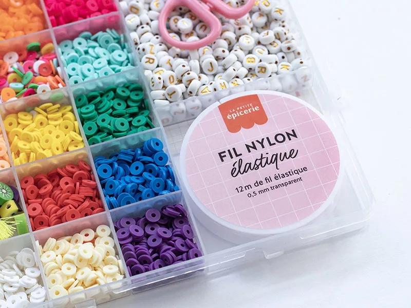 La Petite Epicerie Maxi Heishi POP kralenset 16 kleuren met letters