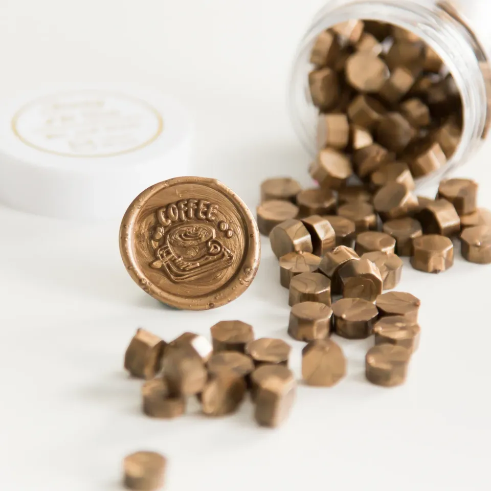 Jessy at Sea Espresso zegelwax bruin 100 parels
