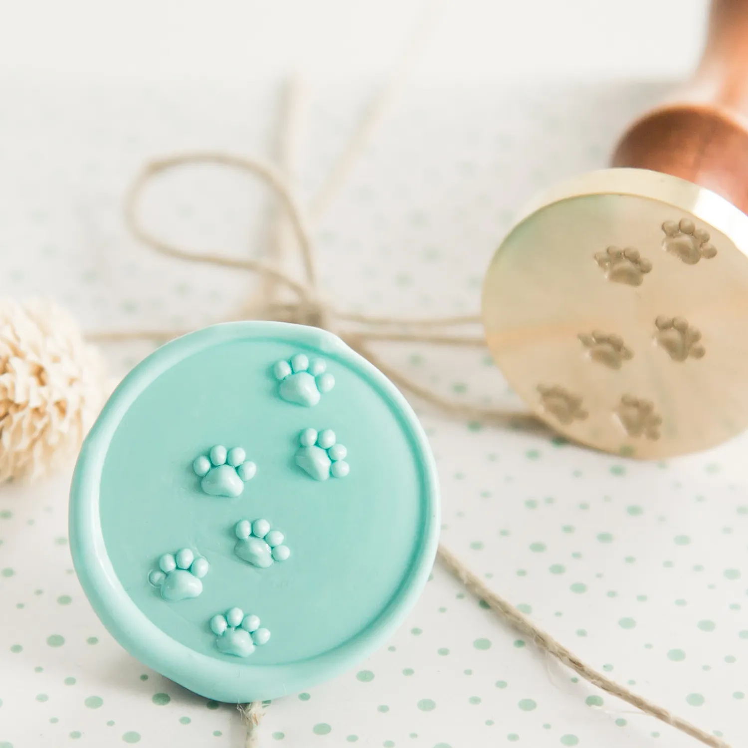 Jessy at Sea 3D Paws wax stempel 30 mm hondenpoot