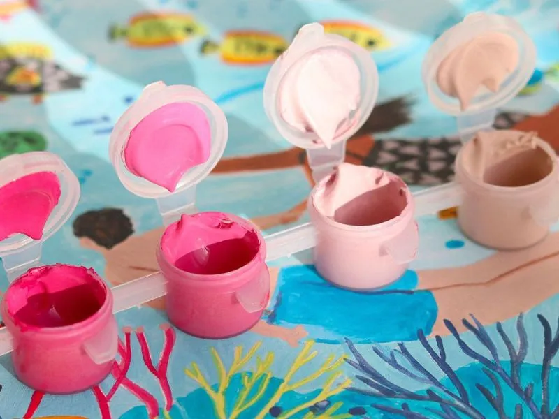 La Petite Epicerie Petit Pinceau Coral Reef schilderen op nummer