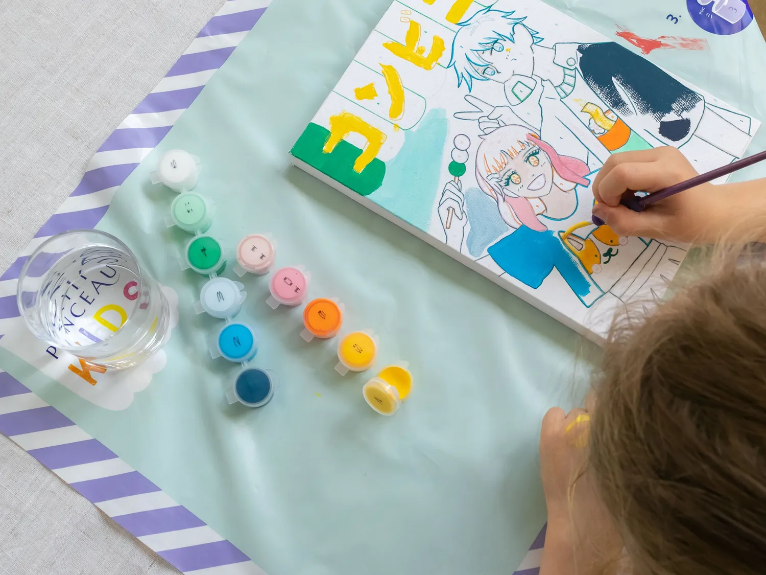 La Petite Epicerie Petit Pinceau Kids Konbini schilderen op nummer