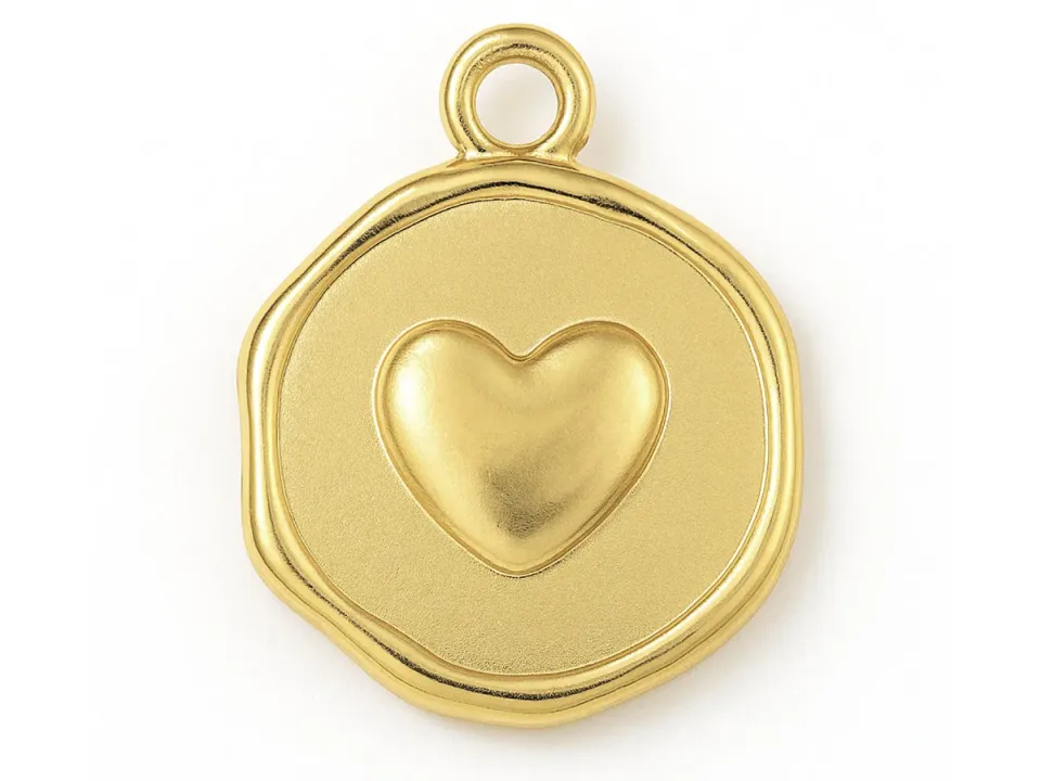 La Petite Epicerie Ronde Hanger Hart Goud RVS 16 mm