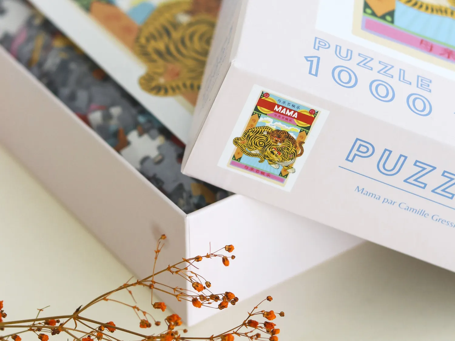 La Petite Epicerie Mama puzzel 1000 stukjes tijger