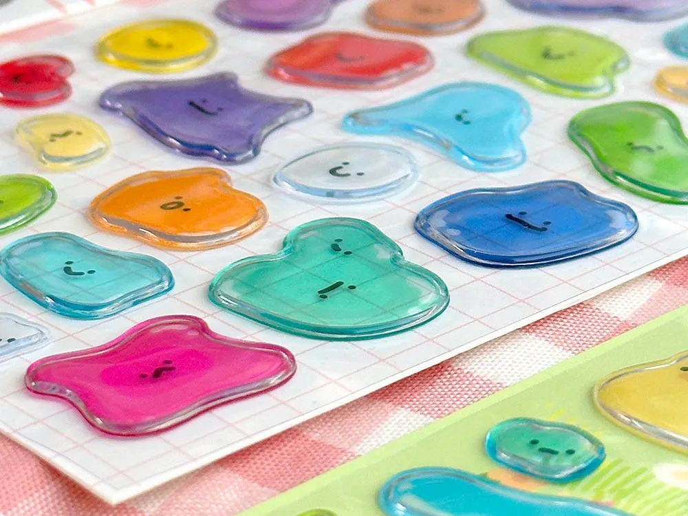 La Petite Epicerie Taches vinyl stickers dik gekleurd