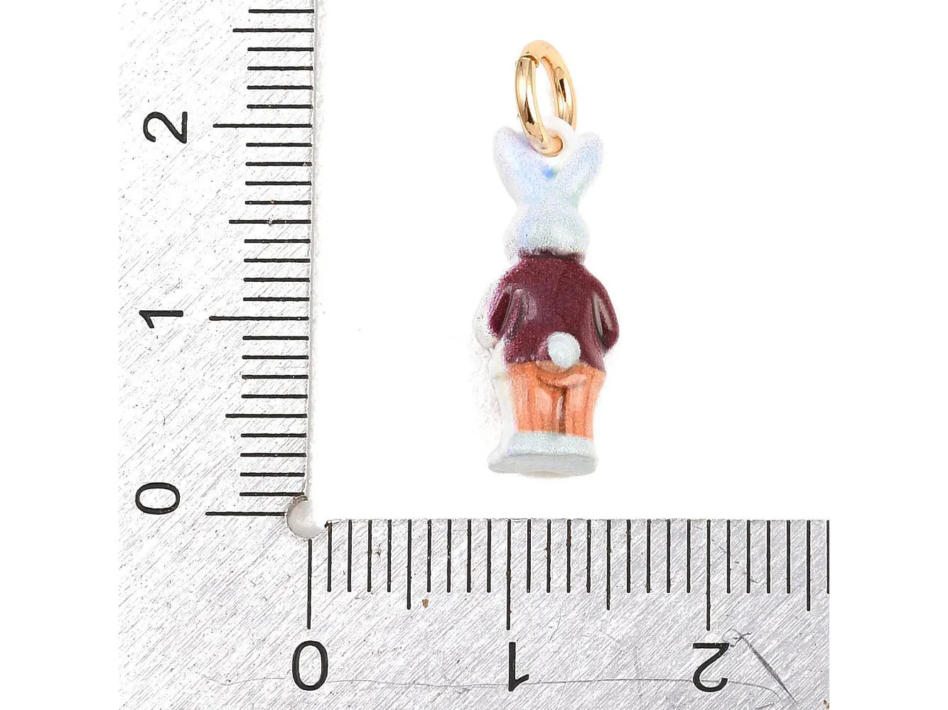 La Petite Epicerie konijnen bedel emaille verguld 19,5 mm sprookje