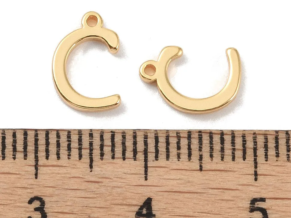La Petite Epicerie letterbedel C verguld per stuk 12 mm