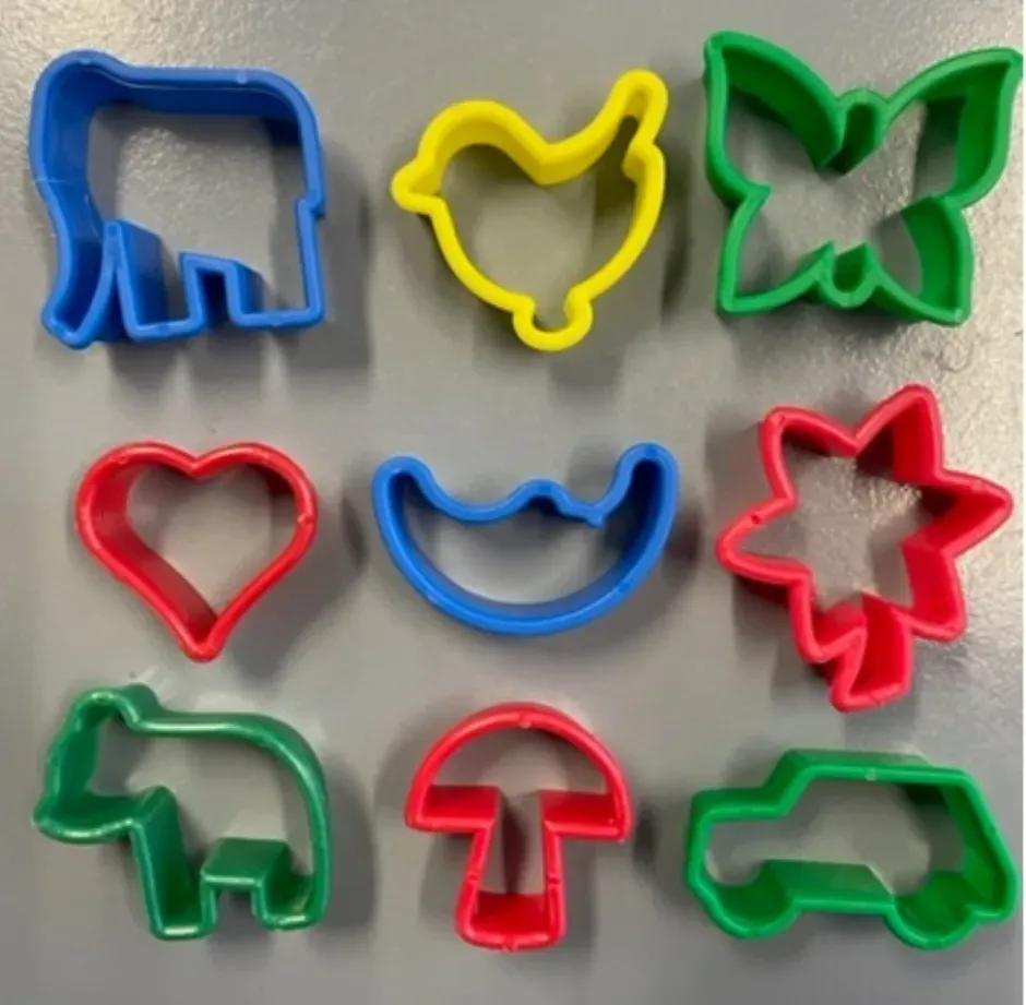 LTC-Leiden uitsteekvormen kunststof 3-5 cm 9 stuks