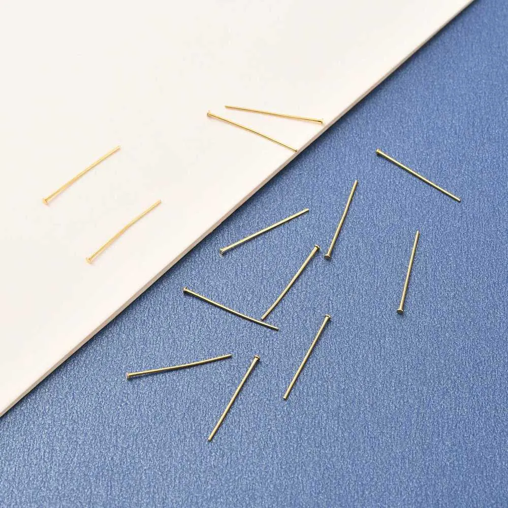 La Petite Epicerie Nietstiften 19 mm goud 50 stuks plat