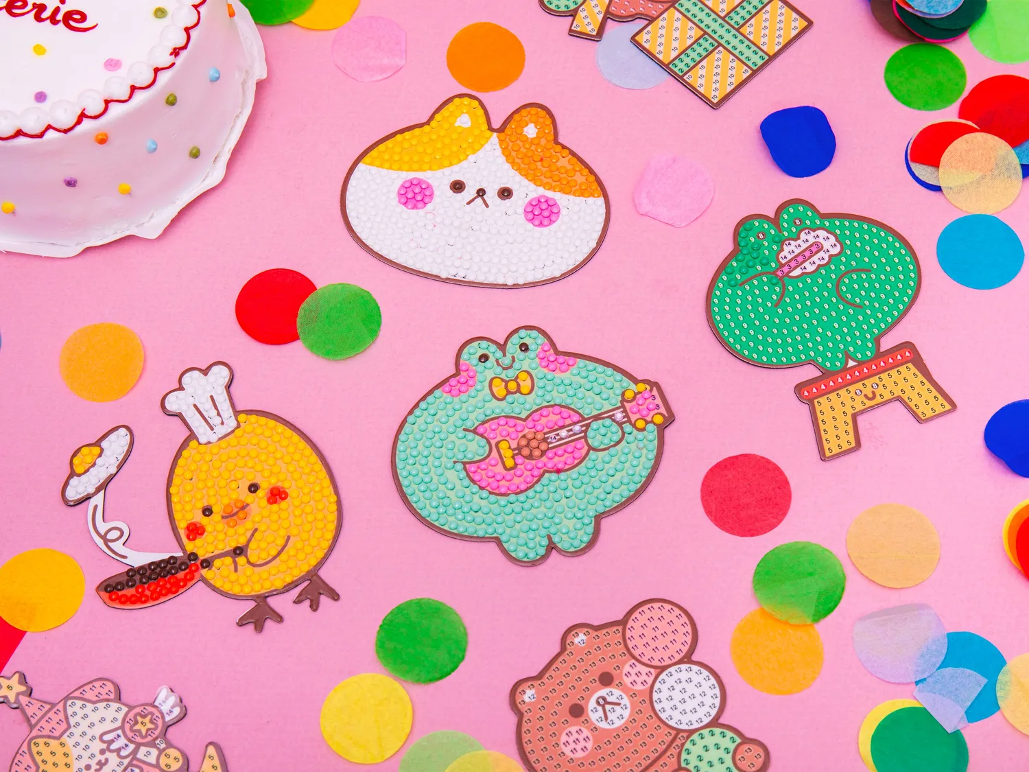 Petit Diamond kids party pack magnets 8 stuks NiniWanted