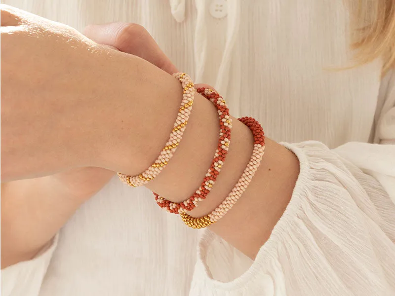 La Petite Epicerie Kumihimo Mes Bracelets armbanden kit terracotta