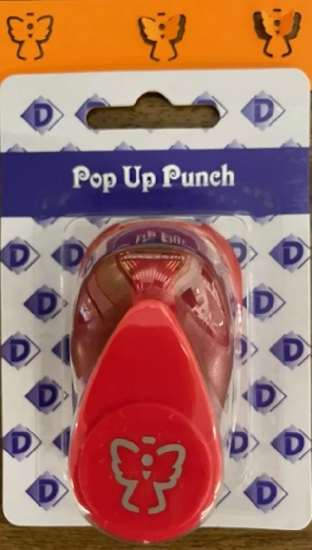 LTC-Leiden figuurpons papier engel 16 mm 3D pop-up