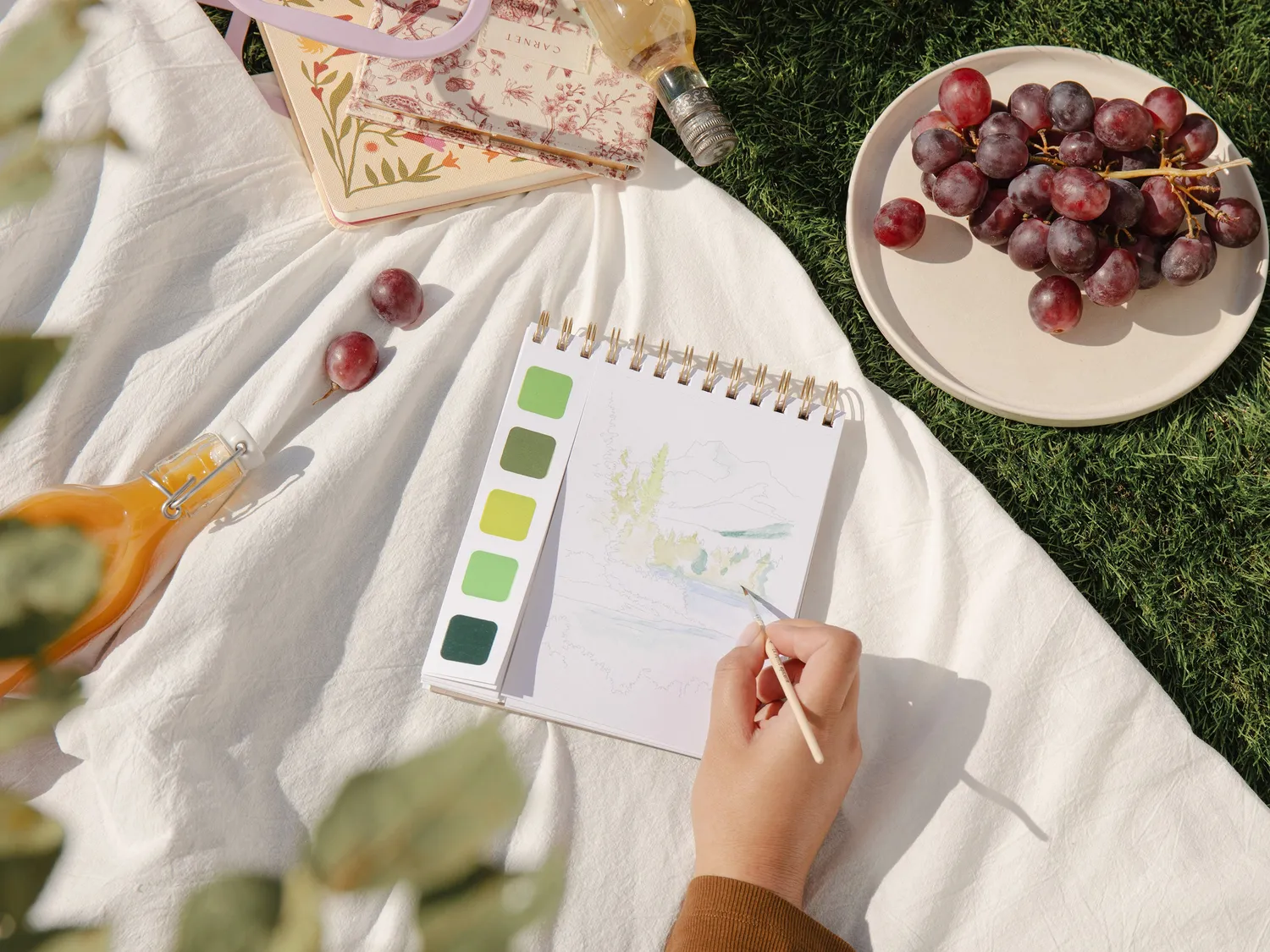 La Petite Epicerie Travel Book Paysage Nature aquarelboek
