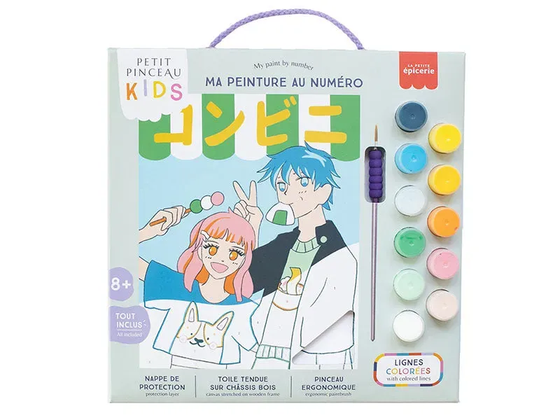 La Petite Epicerie Petit Pinceau Kids Konbini schilderen op nummer