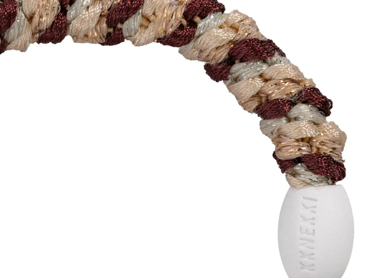 Kknekki Classic haarelastiek roest pailletten zonder metaal