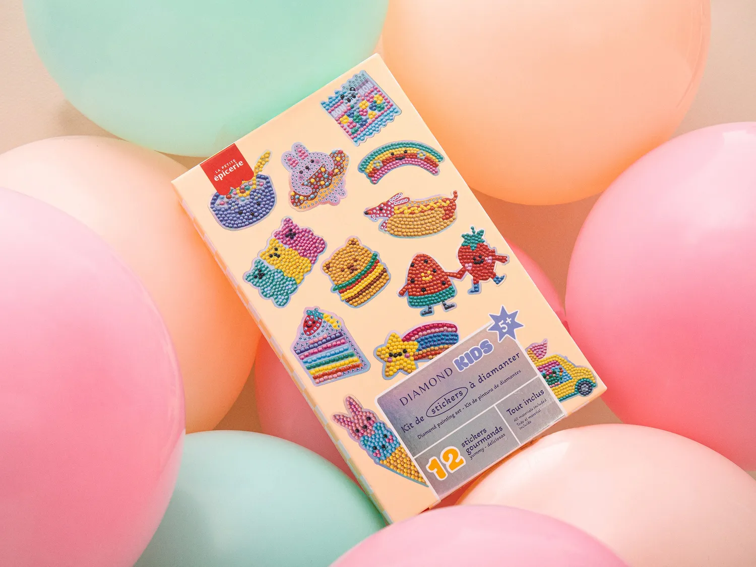 La Petite Epicerie Diamond Painting Kids Stickers Yummy 12 stuks