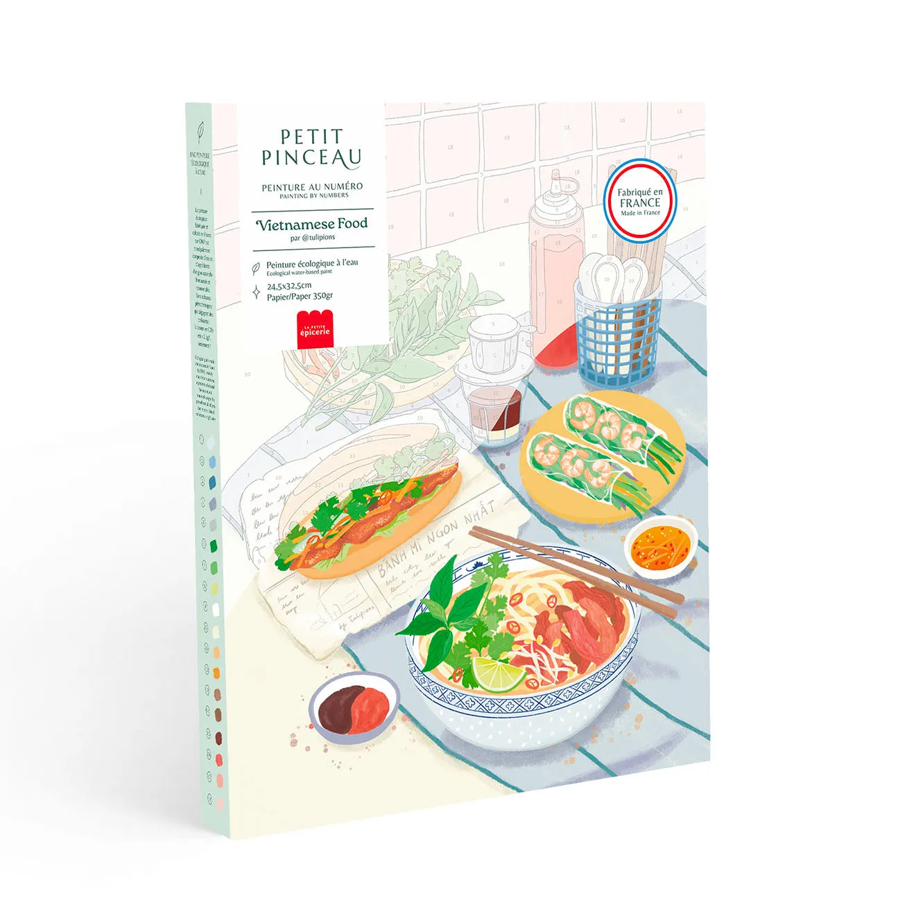 La Petite Epicerie Petit Pinceau Food Schilderset 4 stuks