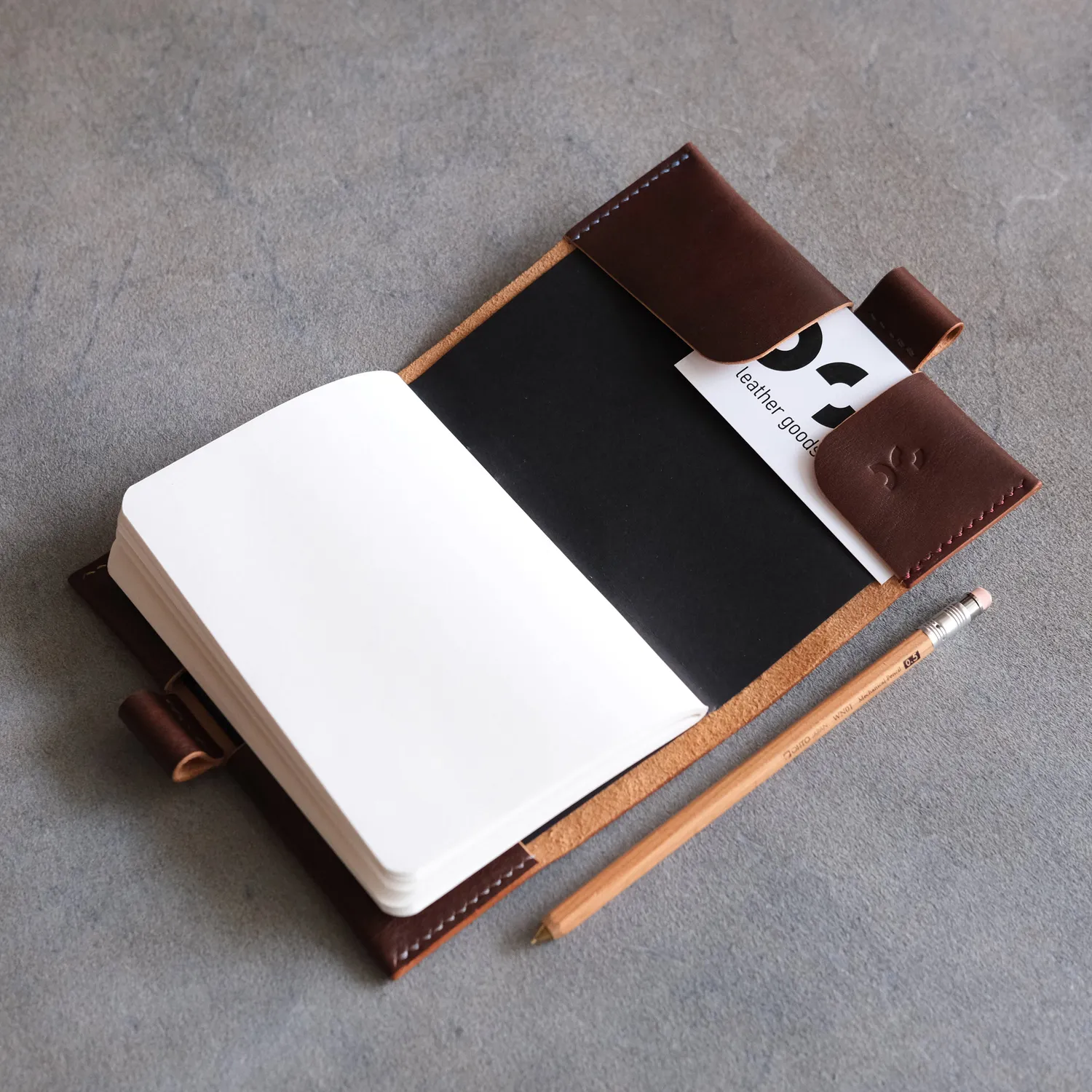 Leather House Maker Notebook Cover patroon PDF A6