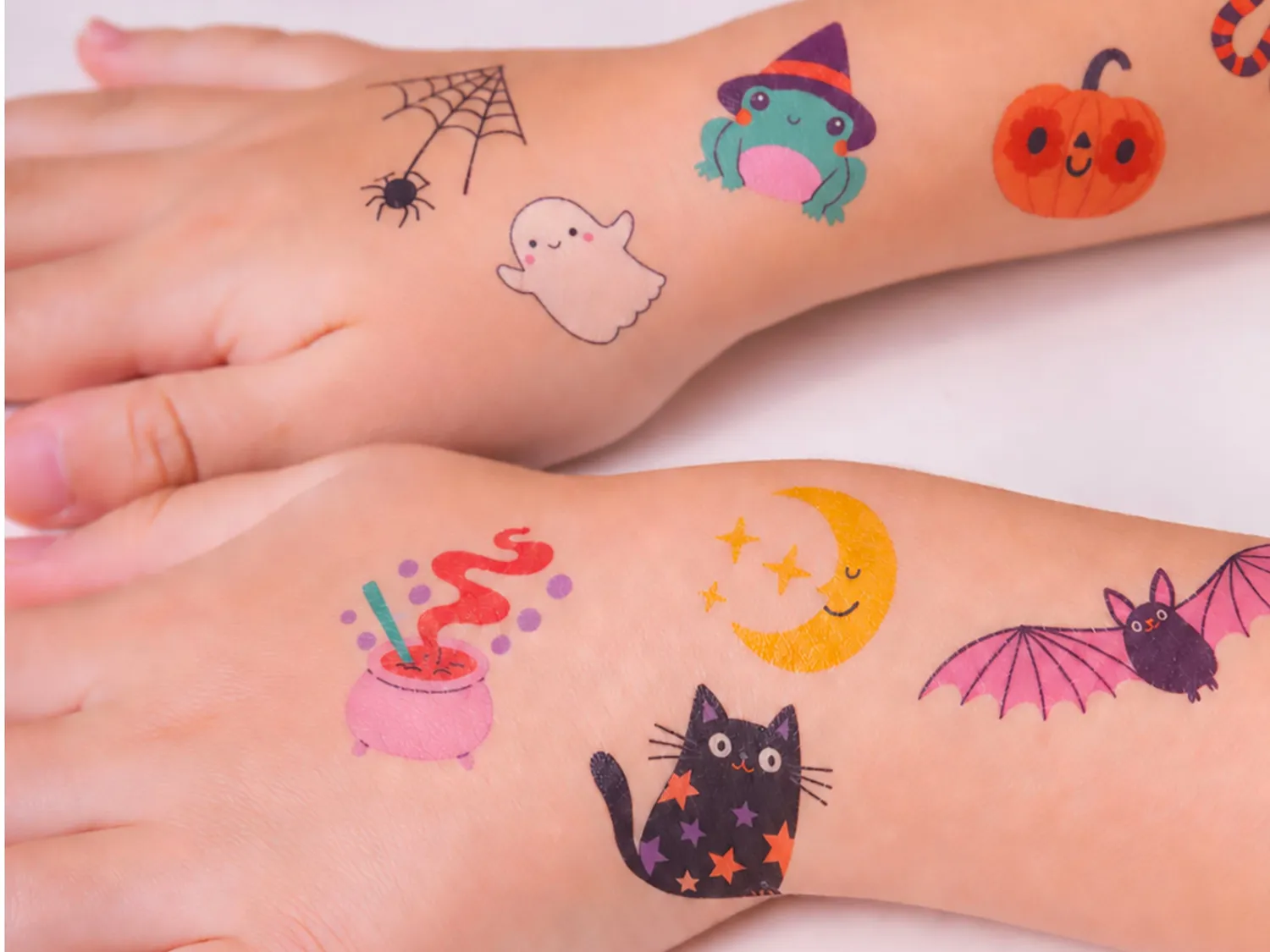 La Petite Epicerie Halloween Plaktattoos 40 stuks Glow