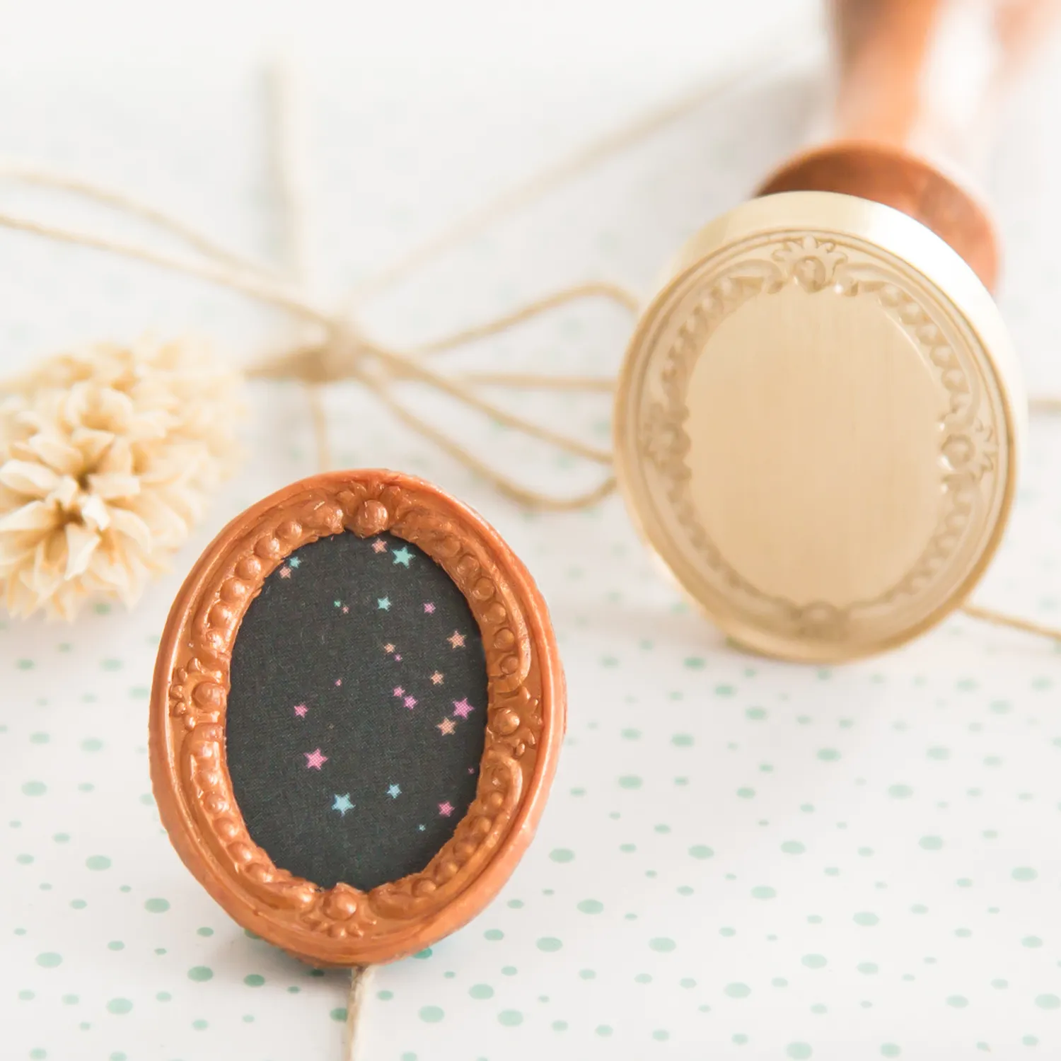 Jessy at Sea Frame Round waxstempel 25 mm rond