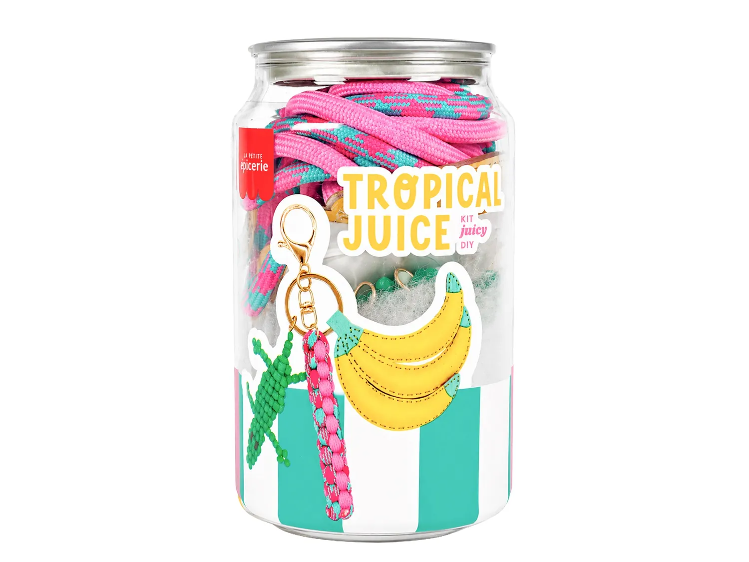 La Petite Epicerie Pshiiit Bag Charm blikjes DIY-pakket 4 stuks