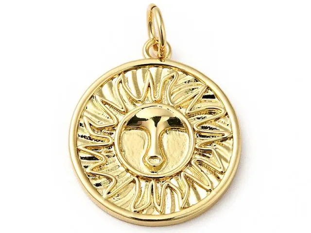 La Petite Epicerie Soleil Ethnique hanger goud 18 mm