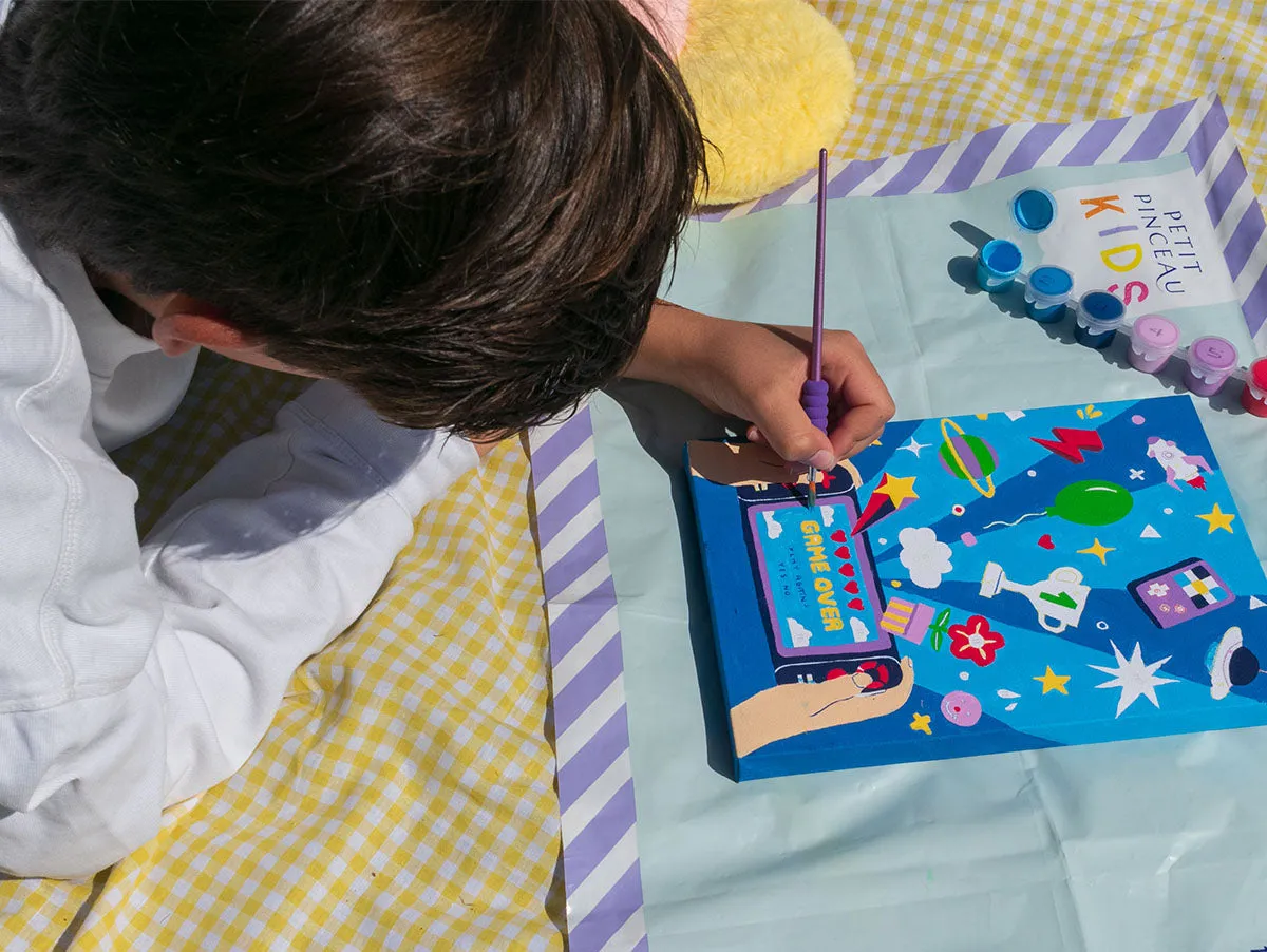 Petit Pinceau Kids Video Game schilderen op nummer 8-12 jaar