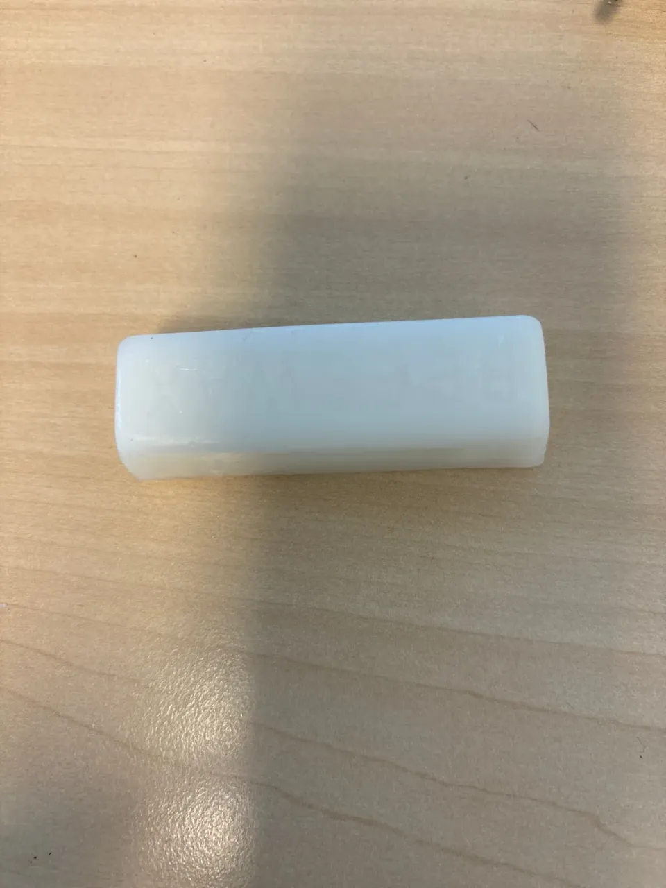 Leather House Edge Wax Neutraal Wit leerafwerking blok
