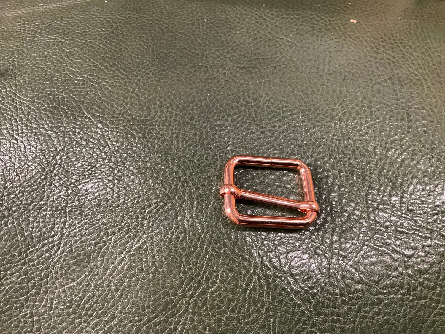 Leather House Schuiver 25x20 mm slider tassen rosegoud