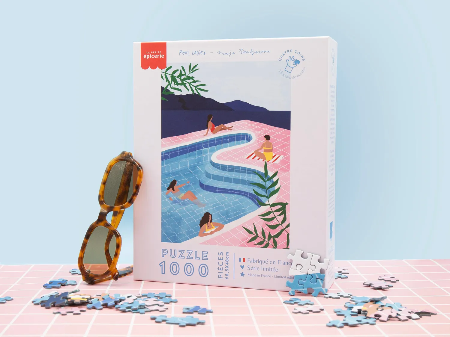 La Petite Epicerie Pool Ladies puzzel 1000 stukjes 68x48 cm